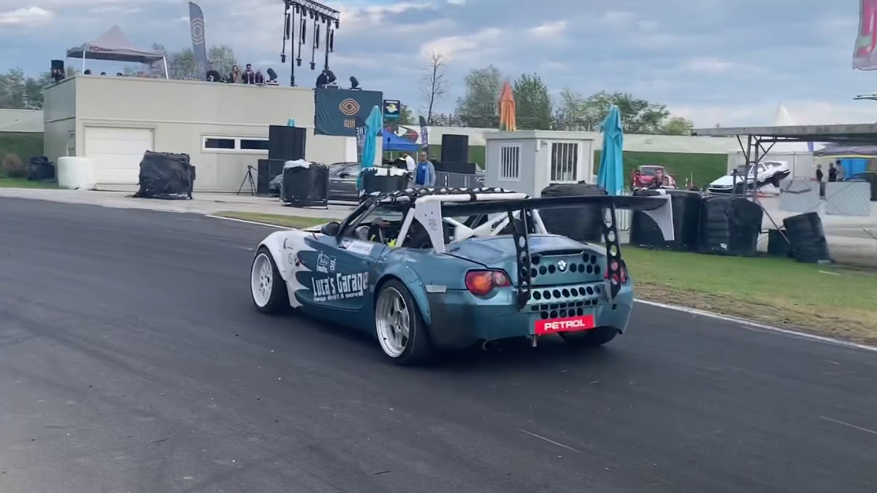 LS2 POWERED BMW Z4 E85 ROADSTER DRIFTING – LUCA’S GARAGE | Adria Drift Series R4 – Raceland Krsko |