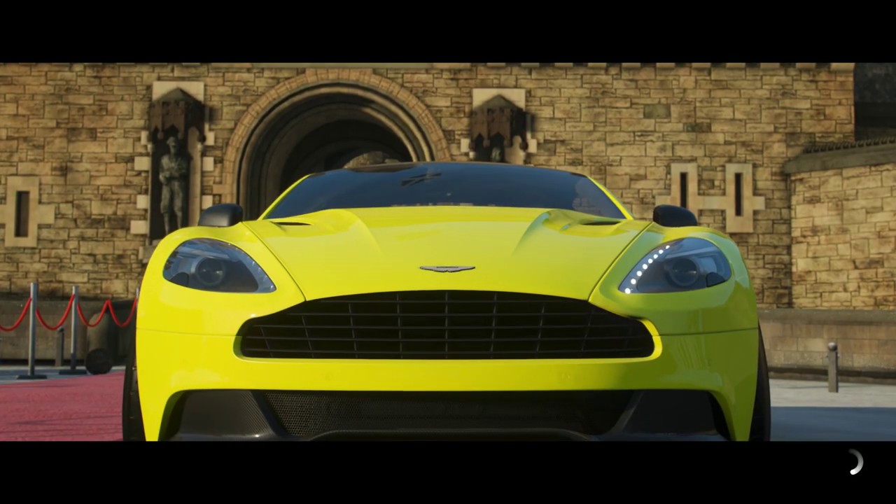 Late Night Driving Aston Martin Vanquish