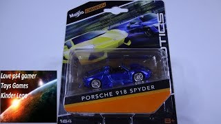 Maisto Design Exotics Porsche 918 Spyder vs Hot Wheels