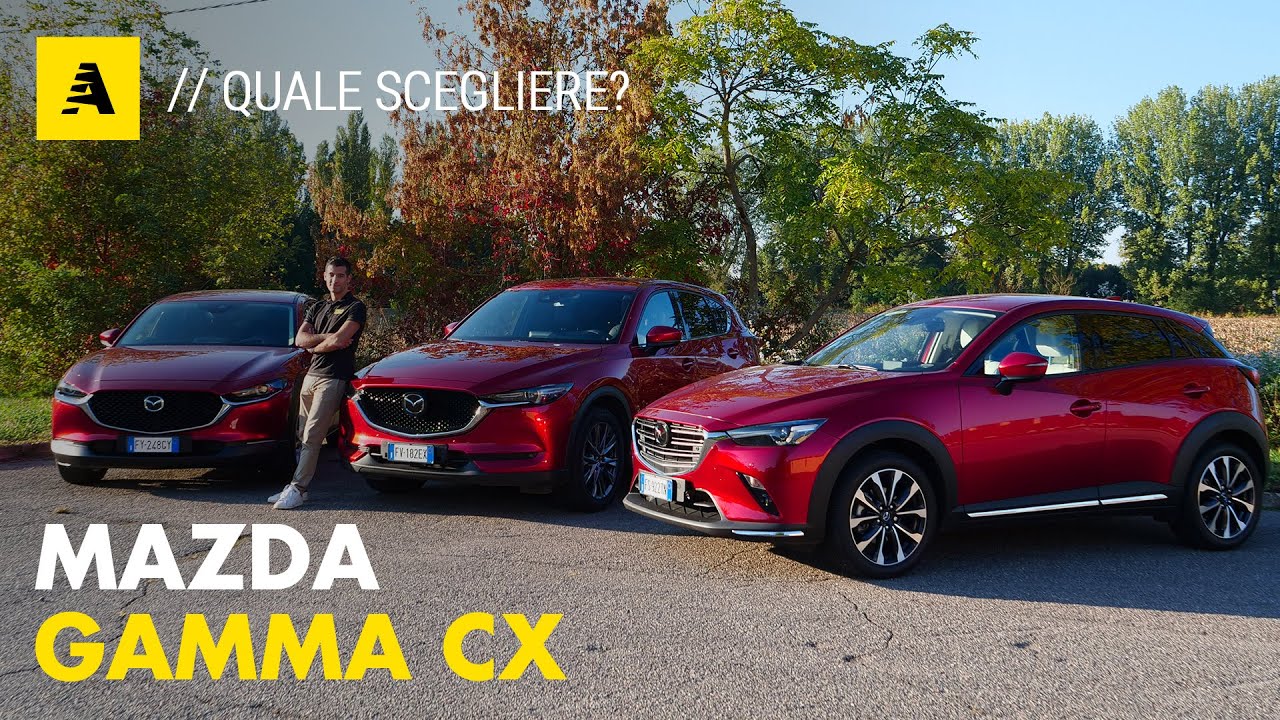 Mazda CX-3, CX-30 e CX-5 | Quale scegliere? [video]