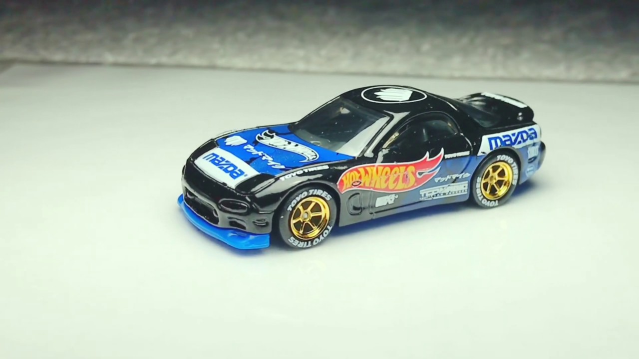 Mazda RX-7 Black Hot Wheels HW