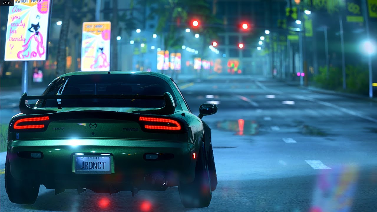 Mazda RX-7 Spirit R ‘02 - Late Night Cruise - Need For Speed Heat
