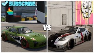 Mazda RX7 VS 370 Z Nismo dritf the crew 2