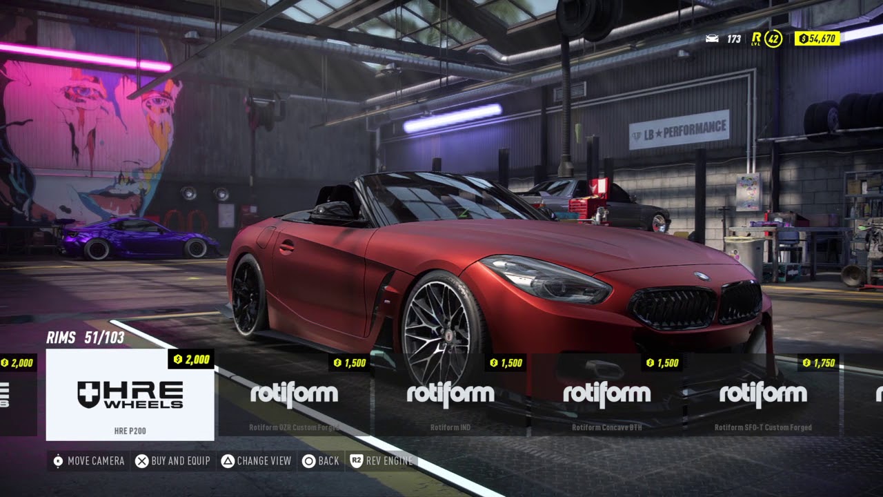 NEED FOR SPEED HEAT – clean stanced bmw z4 build