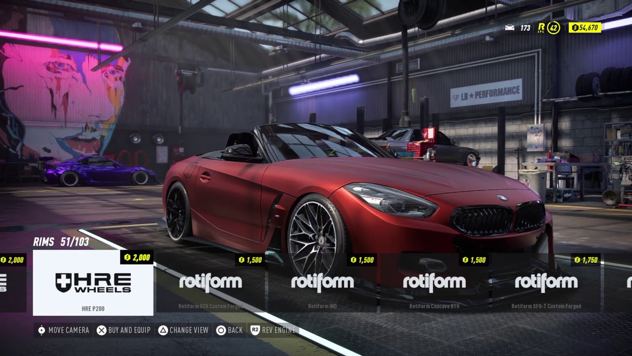 NEED FOR SPEED HEAT - clean stanced bmw z4 build