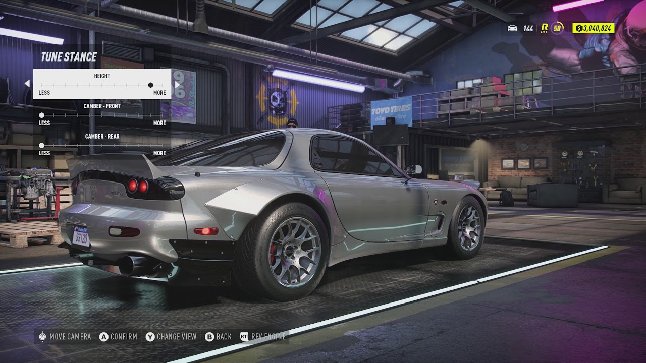 NFS Heat 2002 Mazda Rx7 Sprinter Customization