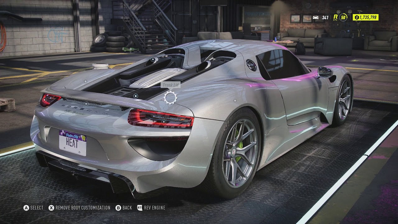 NFS Heat 2015 Porsche 918 Customization