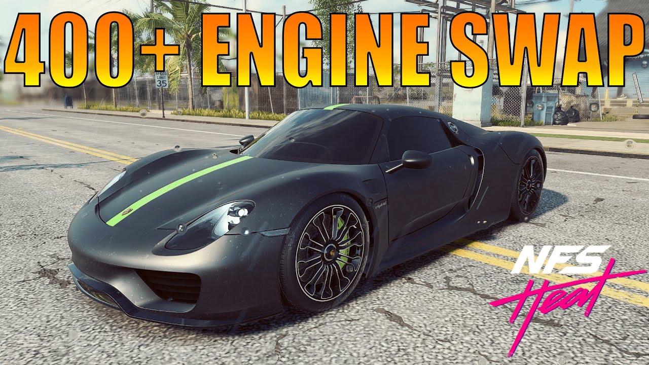 NFS Heat – PORSCHE 918 Spyder Fully Upgraded 400+ Ultimate+ Parts