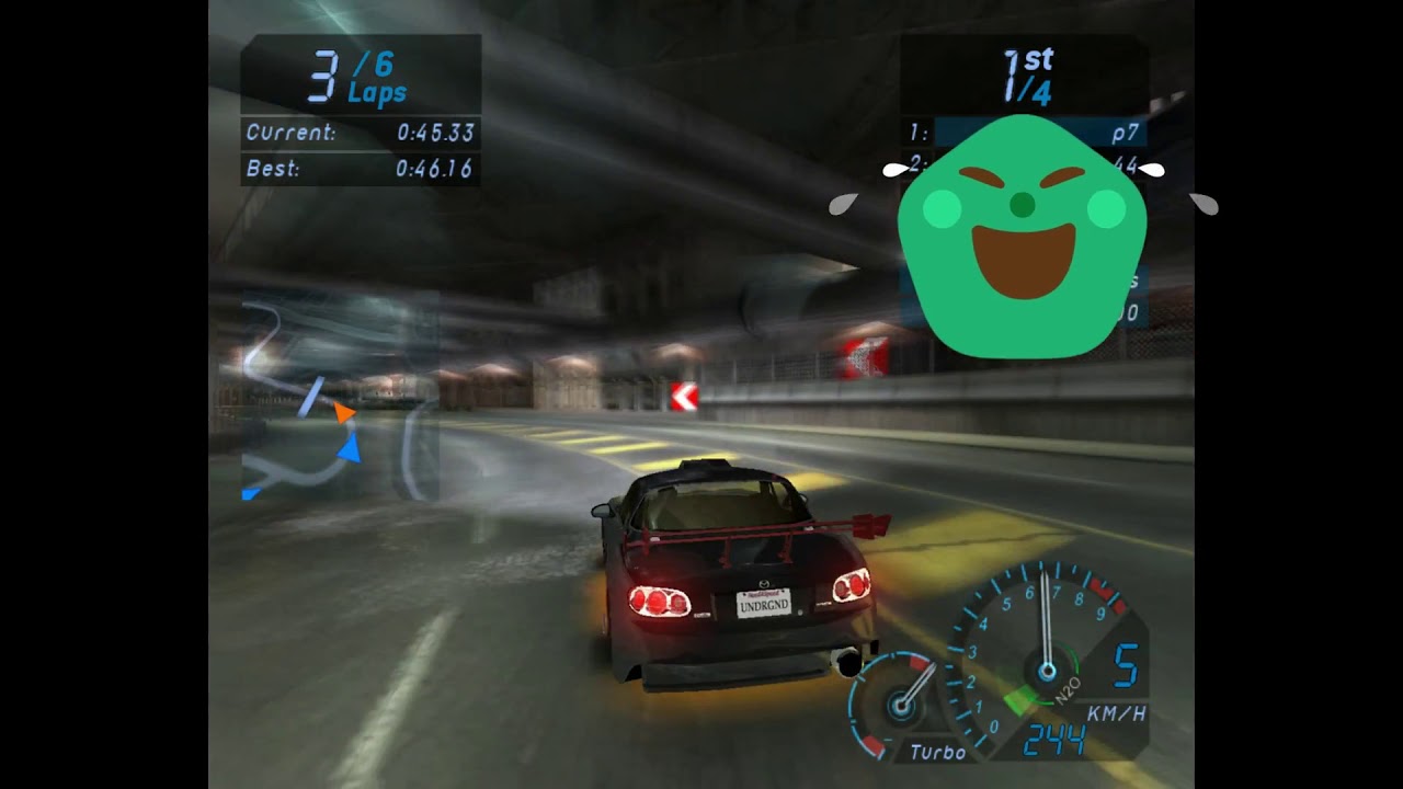 NFSU...MAZDA RX-7...CIRCUITO HARD