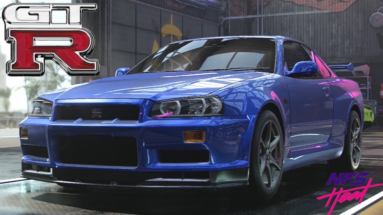 Need For Speed Heat – Nissan R34 GT-R V-Spec – Customization, Review, Top Speed