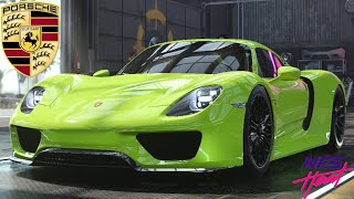 Need For Speed Heat – Porsche 918 – Customization, Review, Top Speed