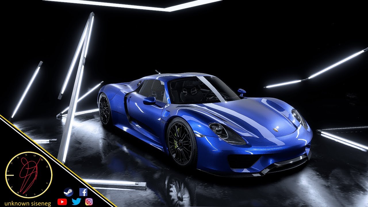 Need For Speed Heat Porsche 918 Spyder test drive + customization options (NFS)