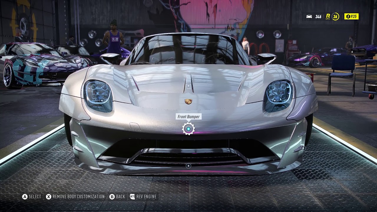 Need For Speed Heat | Porsche 918 | level 346 Parts Setup & Custom Body