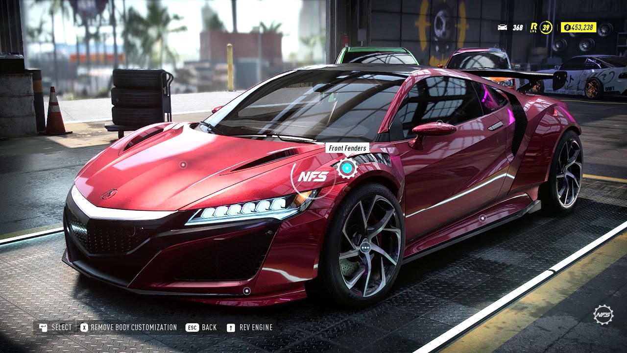 Need For Speed (NFS) Heat - Honda Acura NSX - Track Build