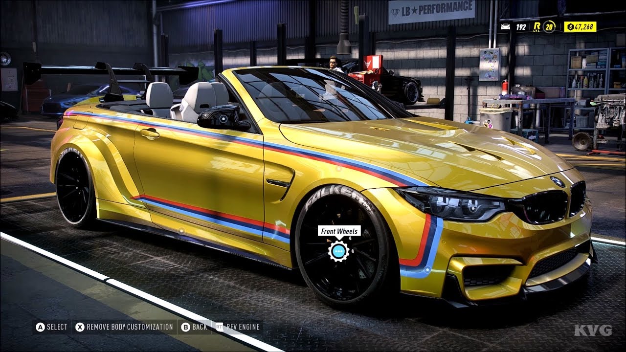 Need for Speed Heat - BMW M4 Convertible 2017 - Customize | Tuning Car (PC HD) [1080p60FPS]