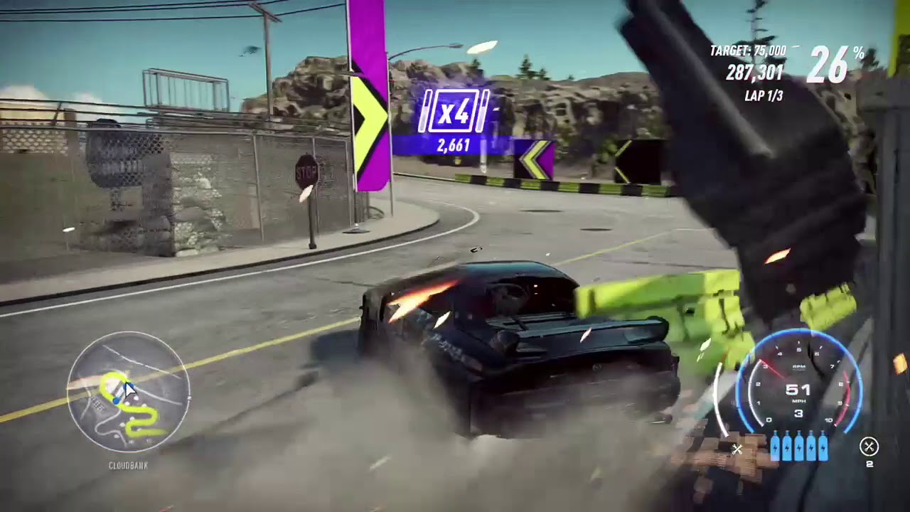 Need for Speed Heat : Birds Eye - 1 million points | V8 Mazda RX7