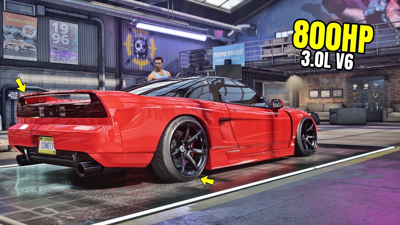 Need for Speed Heat Gameplay – 800HP HONDA NSX TYPE-R Customization | Max Build