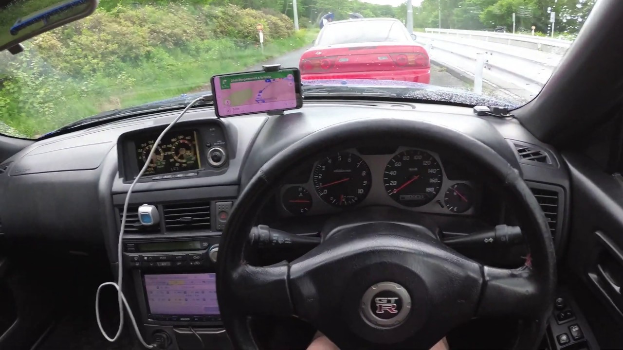 Nissan GT-R  R34 Haruna Climb Raining Day (Inital D Mount Akina)