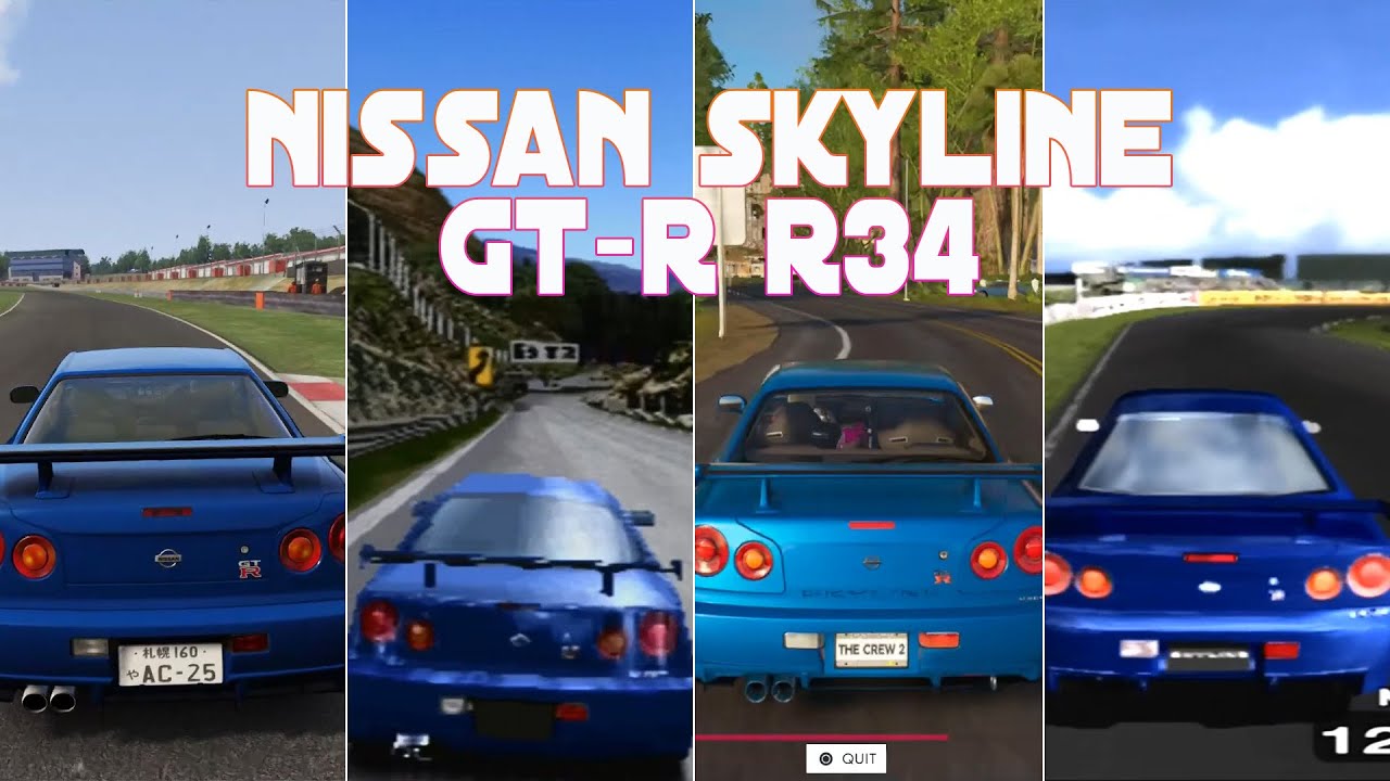 Nissan Skyline GT-R (R34) in 23 games