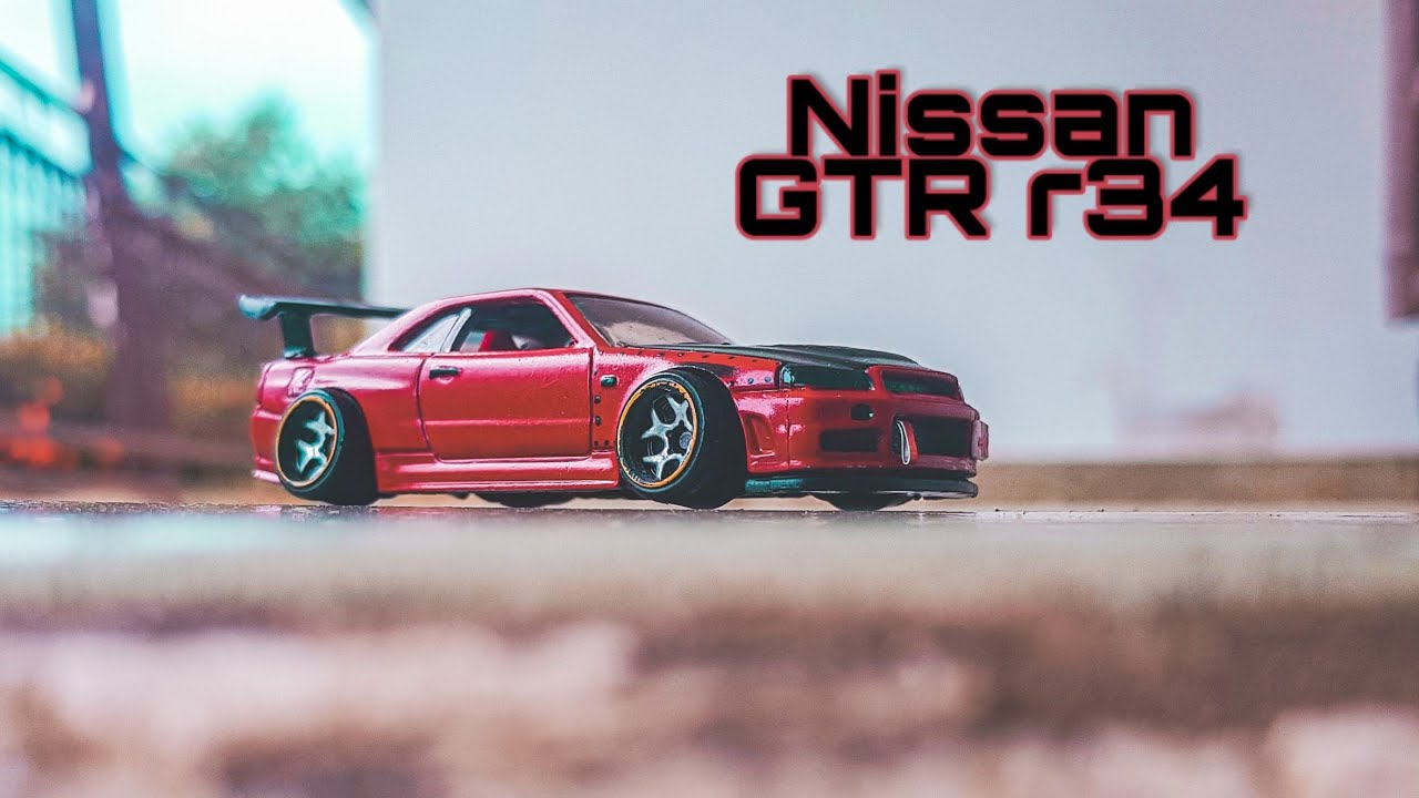 Nissan Skyline GTR R34 /custom/hotwheels/ diecast