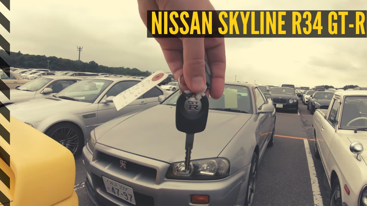 Nissan Skyline R34 GT-R z japońskiej aukcji | STRADALE Japan vlog