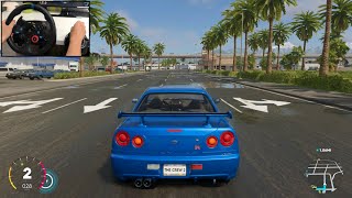 Nissan Skyline R34 GTR – Los Angeles to Las Vegas – The Crew 2 | Logitech g29 + Shifter Gameplay