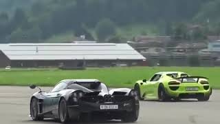 PORSCHE 918 SPYDER X PAGANI HUAYRA