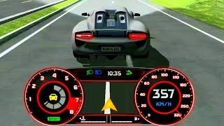 PORSCHE 918 SYDER BEFORE AND AFTER TUNE TOP SPEED