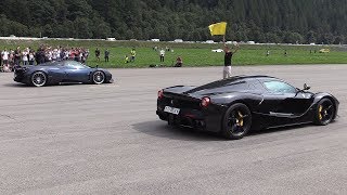 Pagani Huayra Futura vs Ferrari LaFerrari