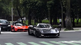 Pagani Huayra & LaFerrari Aperta juntos en la Ciudad de México