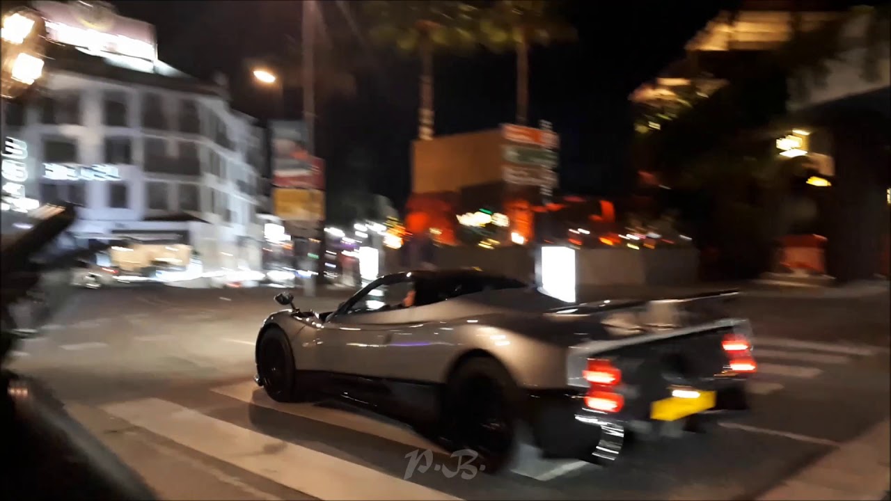 Pagani Zonda C12 and Ferrari LaFerrari Aperta Sound in Puerto Banús