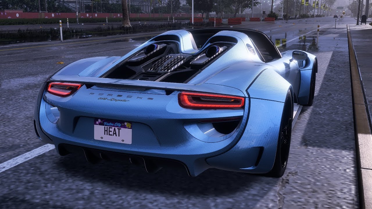 Porsche 918 Roadster Design Brutal Sound - Need For Speed Heat
