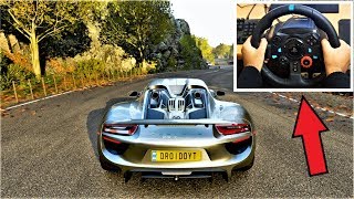 Porsche 918 Spyder – Forza Horizon 4 | Logitech g29 (Steering Wheel) gameplay