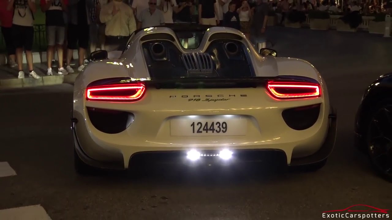 Porsche 918 Spyder dirigindo em Mônaco!