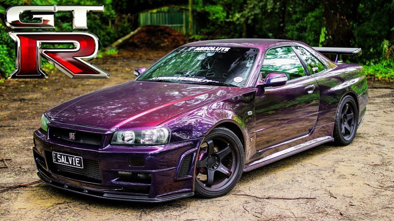 R34 Skyline GTR V-Spec Midnight Purple 3 Review - DOES IT LIVE UP TO THE HYPE? | Driving GODZILLA