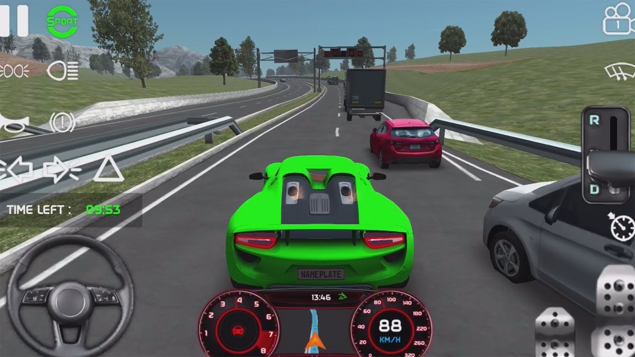 Real Driving Sim #22 PORSCHE 918 Unlocked - Car Games Android Gameplay