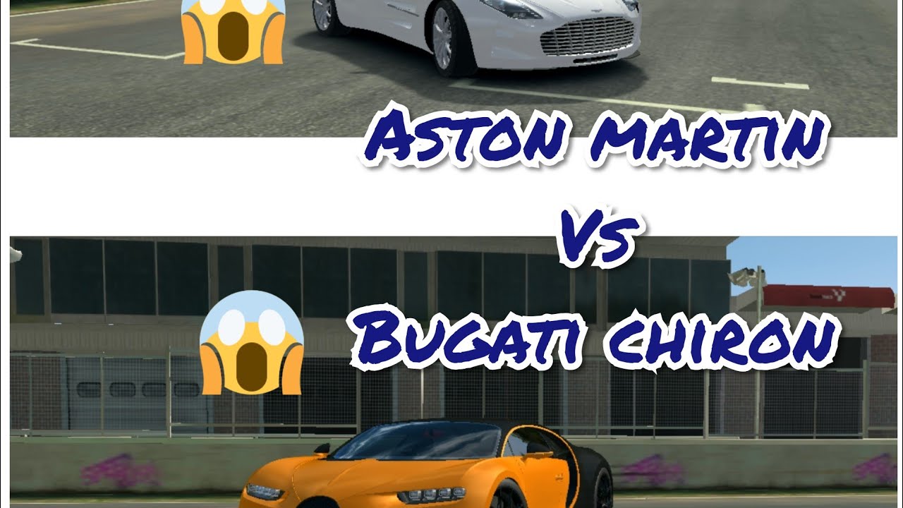 Real racing gameplay Bugati Vs Aston martin one-77