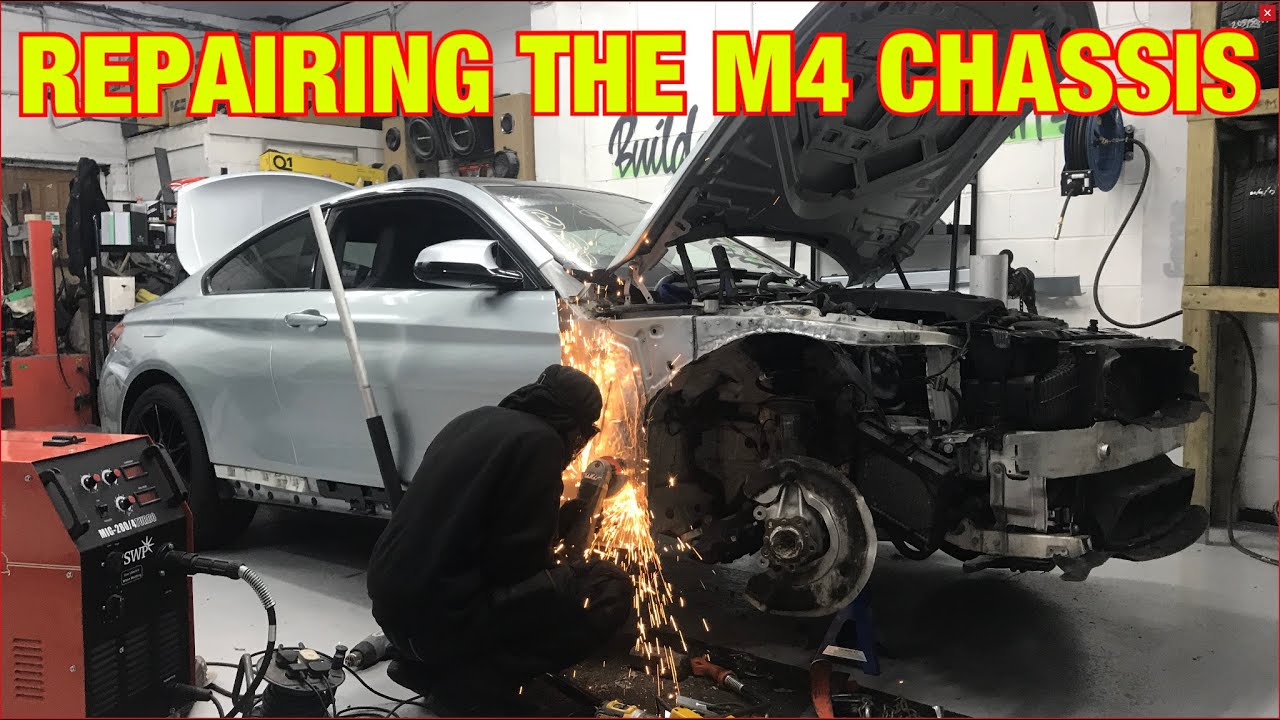 Rebuilding a salvage BMW M4 COPART UK PART 2