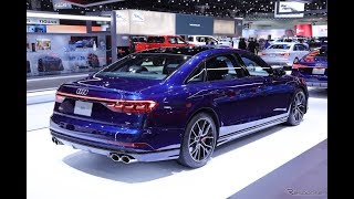 アウディ S8 新型、571馬力V8に「AI」サスペンション…ロサンゼルスモーターショー2019［詳細画像］