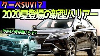 クーペSUV!？ 2020夏登場の新型ハリアー