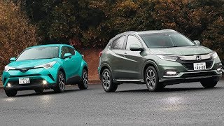 小型SUVの頂上決戦　トヨタ「C-HR」とホンダ「ヴェゼル」の細かな違いとは