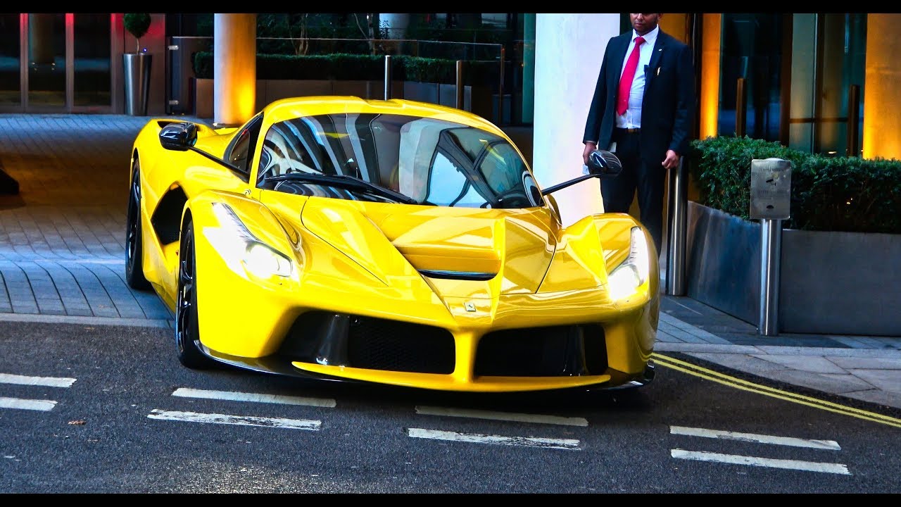 Saudi Prince Badr Bin Saud driving his LaFerrari in Central London