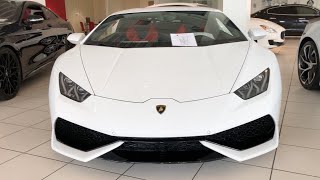 Supercar Shopping McLaren 675LT, 911 GT3 RS, Lamborghini Huracan LP 610-4 in Bianco Monocerus