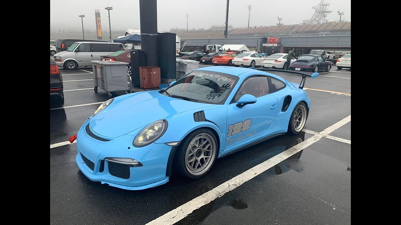 Tatsuracing GT3RS　19‘ポルシェデイ　もてぎ　雨　2：16.2