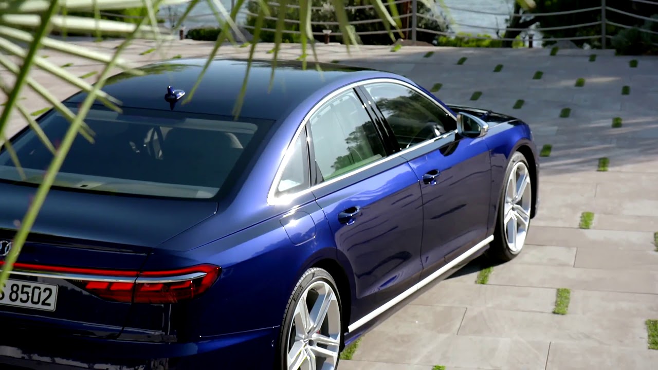 The new Audi S8 Exterior Design in Navarra blue