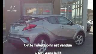 Toyota c-hr occasion visible à Albi présentée par Hyundai albi siala automobile