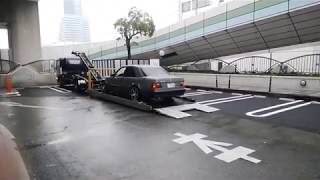 W124 500E 1992 Mercedes-Benz Wrecker work Loading car メルセデスベンツ  レッカー ロードサービス キャリアカー