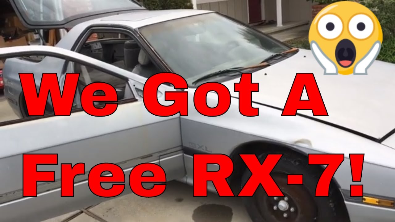 We Got a Free RX-7! 1986 Mazda RX7 FC3S Roller