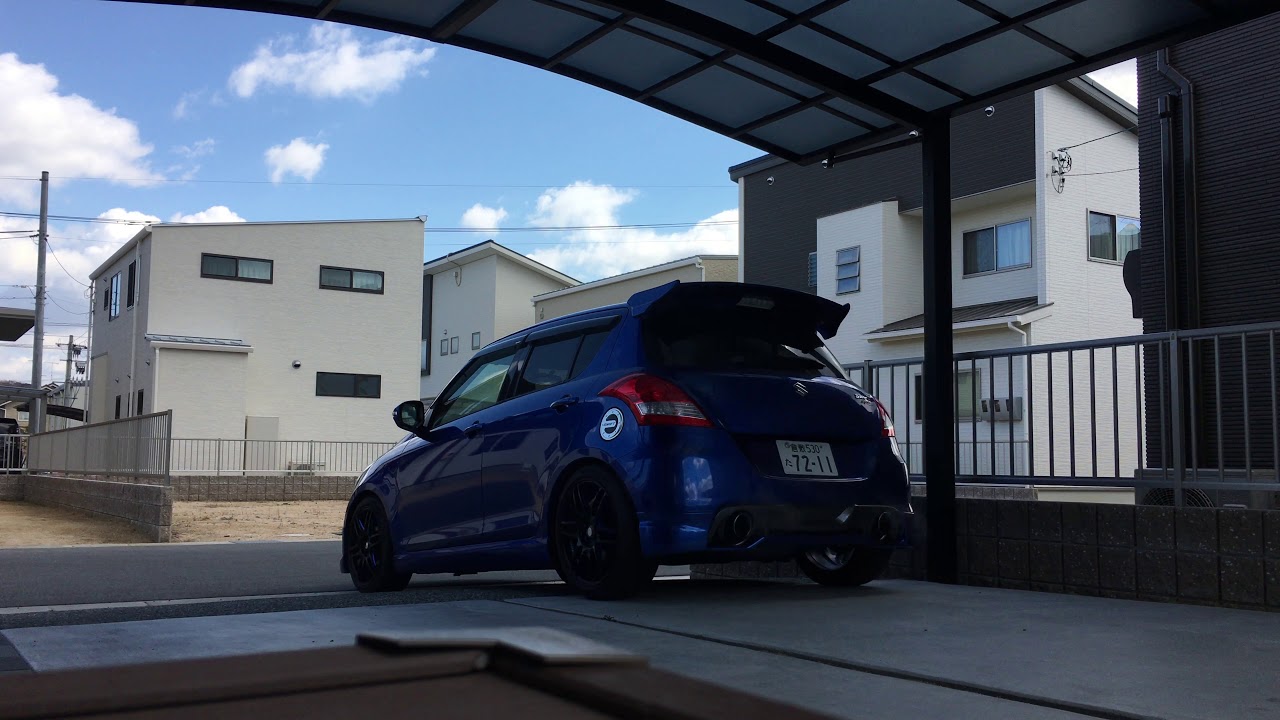 【エキゾーストサウンド】ZC32 スイフトスポーツ GReddy TRUST マフラー 装着車 / SUZUKI exhaust sound