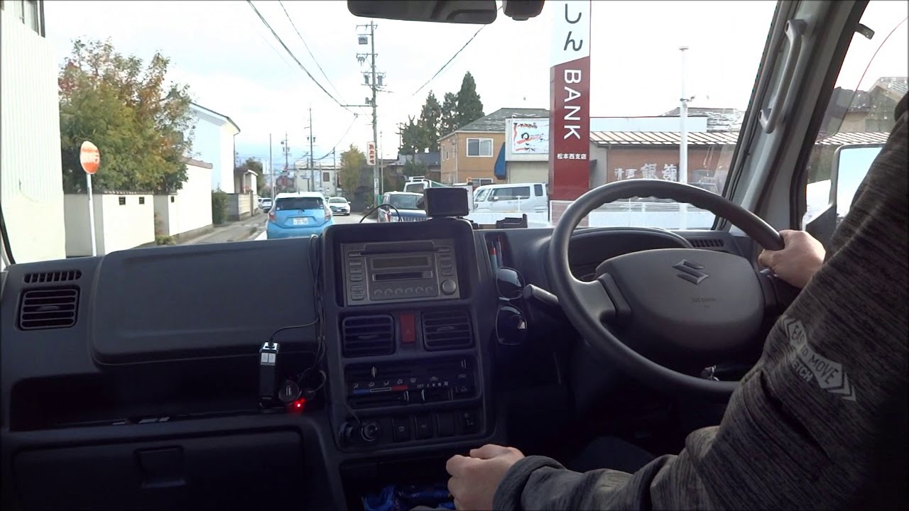 スーパーキャリイ運転席後ろからの風景